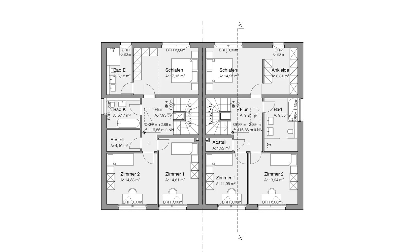 GGS_SteinwegClausArchitekten_Doppelhaus_Beckum_WDVS_00002_Obergeschoss