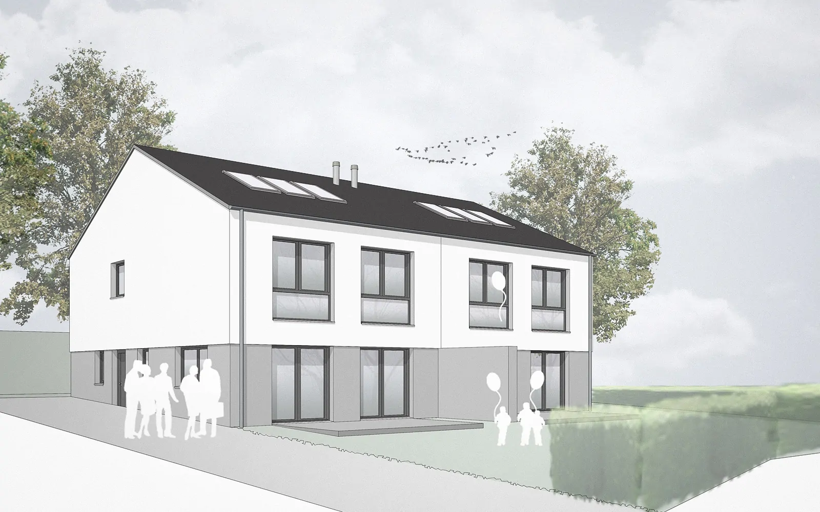 GGS_SteinwegClausArchitekten_Doppelhaus_Beckum_WDVS_00003_Perspektive