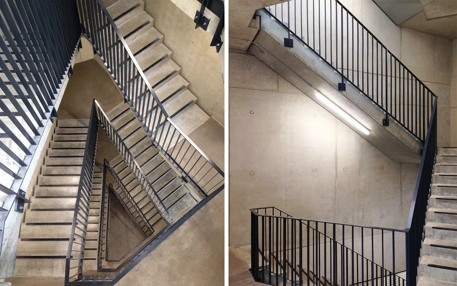 HSK76_SteinwegClausArchitekten_Molestina_Mehrfamilienhaus_Loft_Koeln_00014_Treppe_Beton_Stahlgeländer